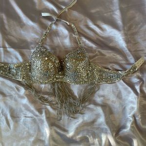 Mardi Gras Bra Sparkles
